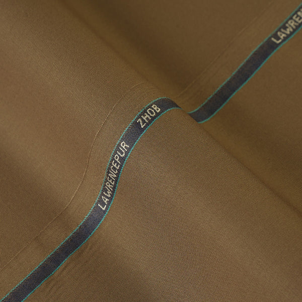 Plain Light Brown, Poly Viscose, Zhob Winter Shalwar Kameez Fabric