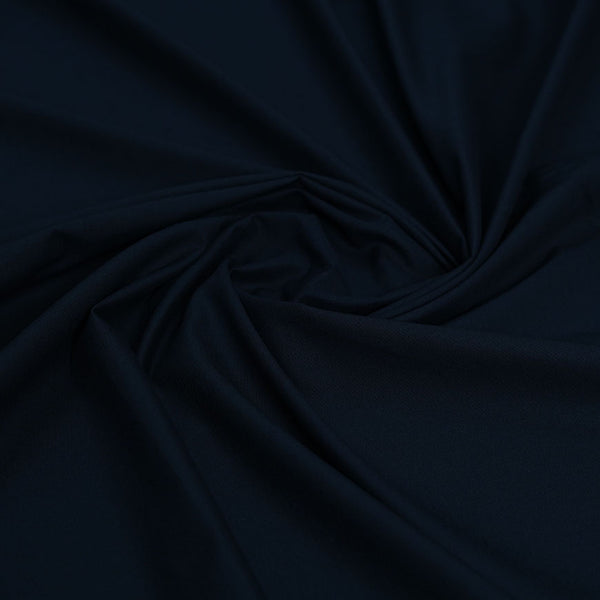 Black Plain Oxford Shirting Fabric