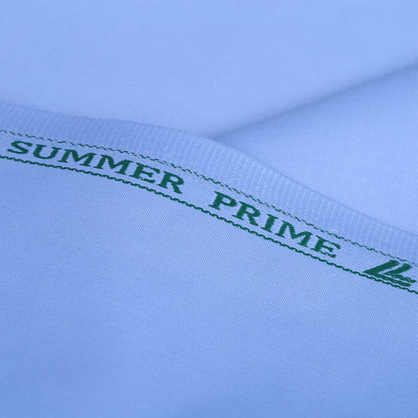 Plain-Sky Blue, Summer Prime, Poly/Modal Viscose, Shalwar Kameez Fabric