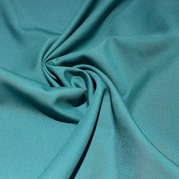 Deep Green Plain Lyla Wool Blend Women's Fabric