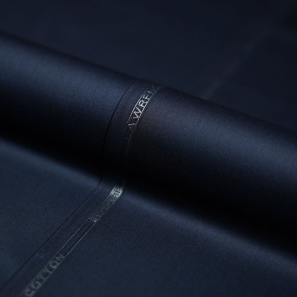 Plain Navy Blue, Broad Peak Egyptian Cotton, Shalwar Kameez Fabric