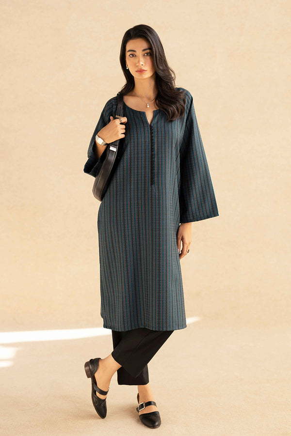 Black Checks Lyla Wool Blend Women's Fabric