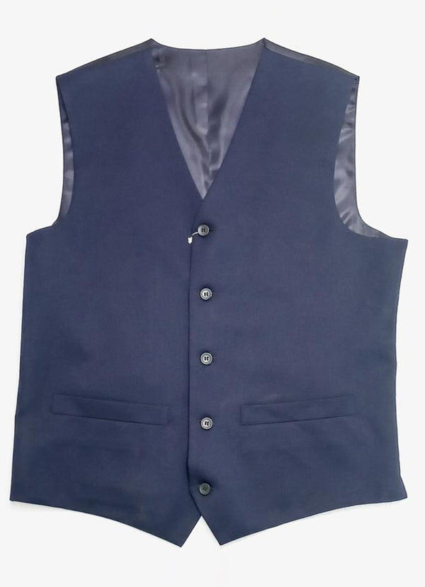 Waist Coat - Dedum Blue Plain