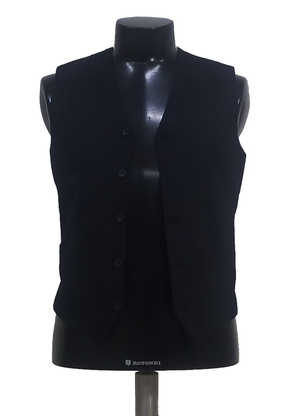 Vest - Dedum Black Plain