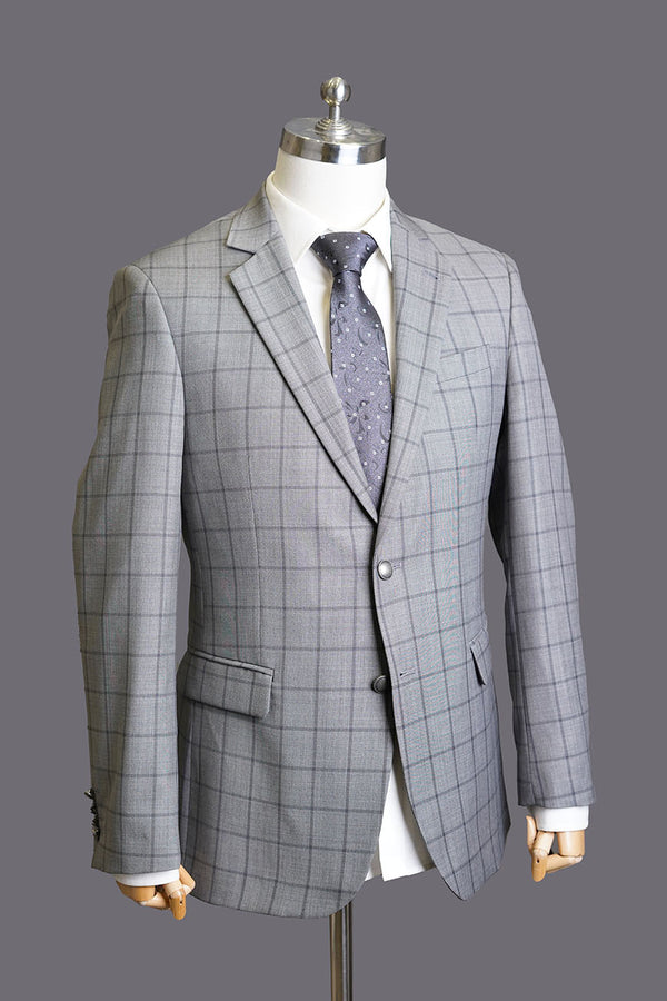 Classic Blazer - Tropical Exclusive Grey Checks