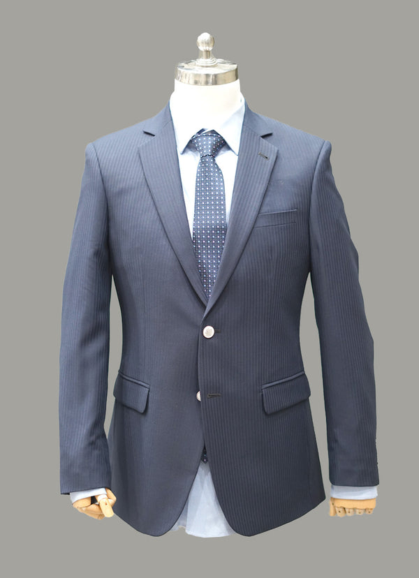 Classic Blazer- Featherlight Black Criss Cross Textured