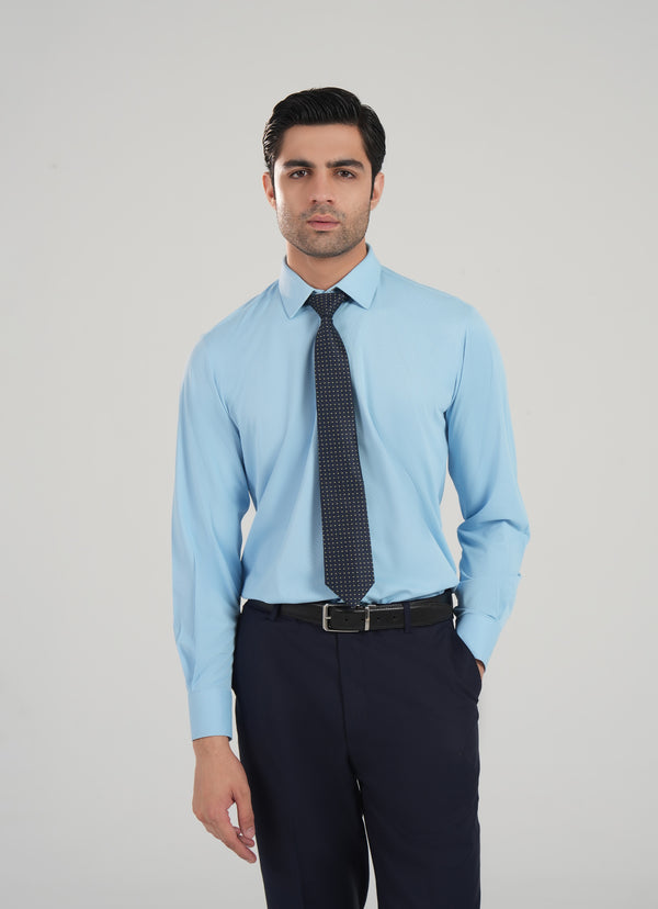 2250-00900-030-1-001  Supreme Shirting Poly Cotton Blue All Season 1
