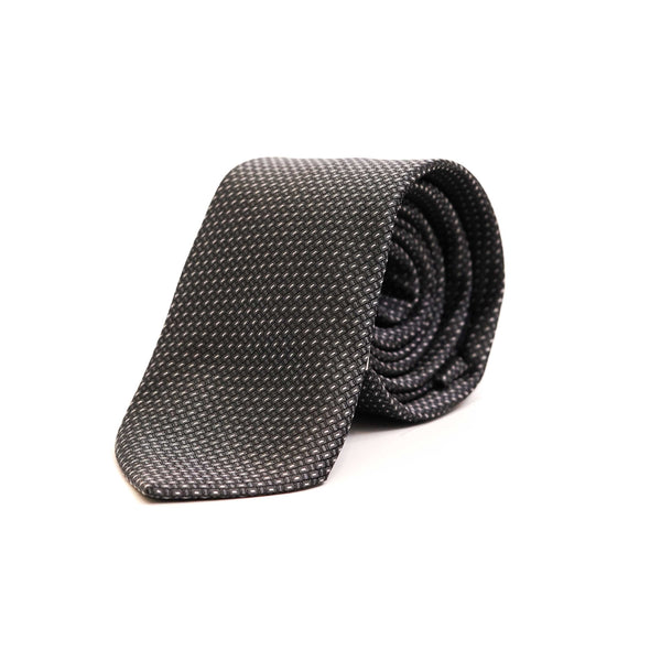 Ties - Silk Rich Dark Grey Design