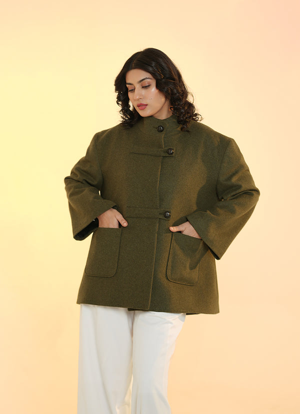 2010-22512-060-0-001 L-Jacket PV Jacketing Fabric Poly Viscose Green IMP 2