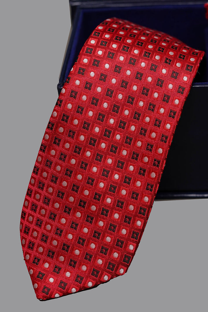 Rich silk tie and pocket square combo – artistic pattern design 02-
