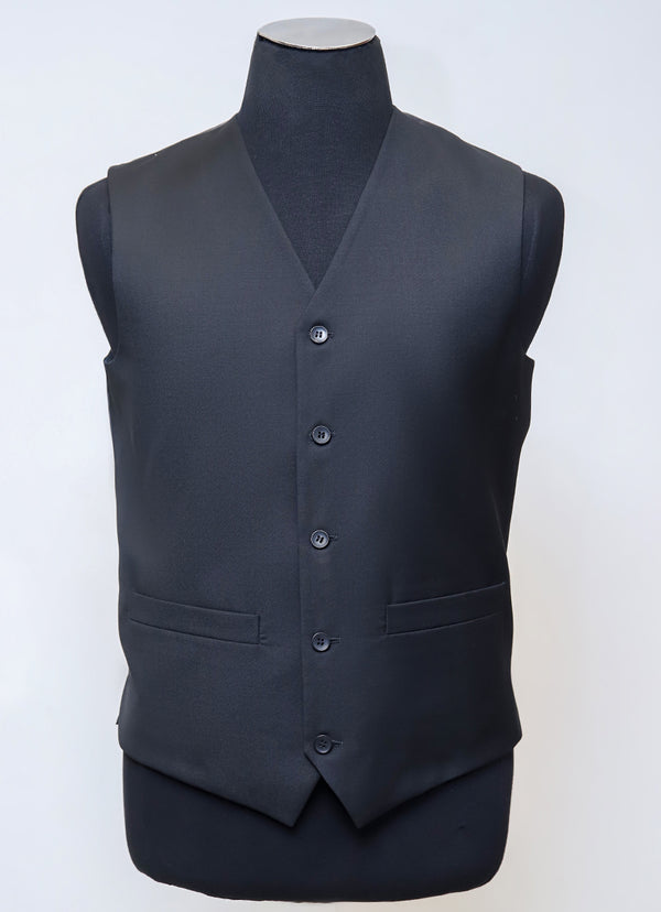 Plain-Black, Tropical Exclusive Wool Blend Vest