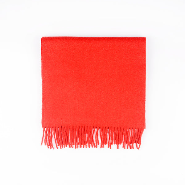 Scarf - 100% Wool Red Plain