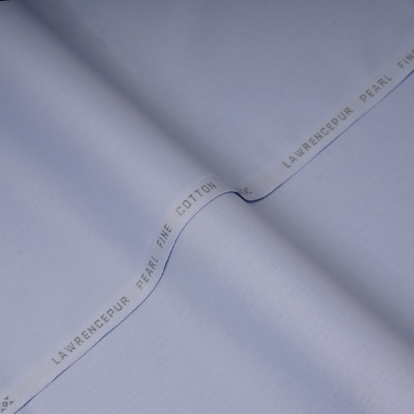 Plain Light Blue, Pearl Fine Cotton Shalwar Kameez Fabric
