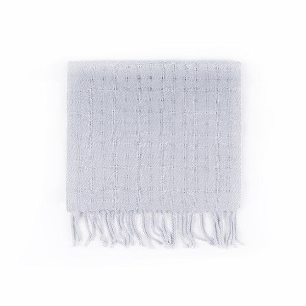 Scarf - 100% Wool Grey Plain