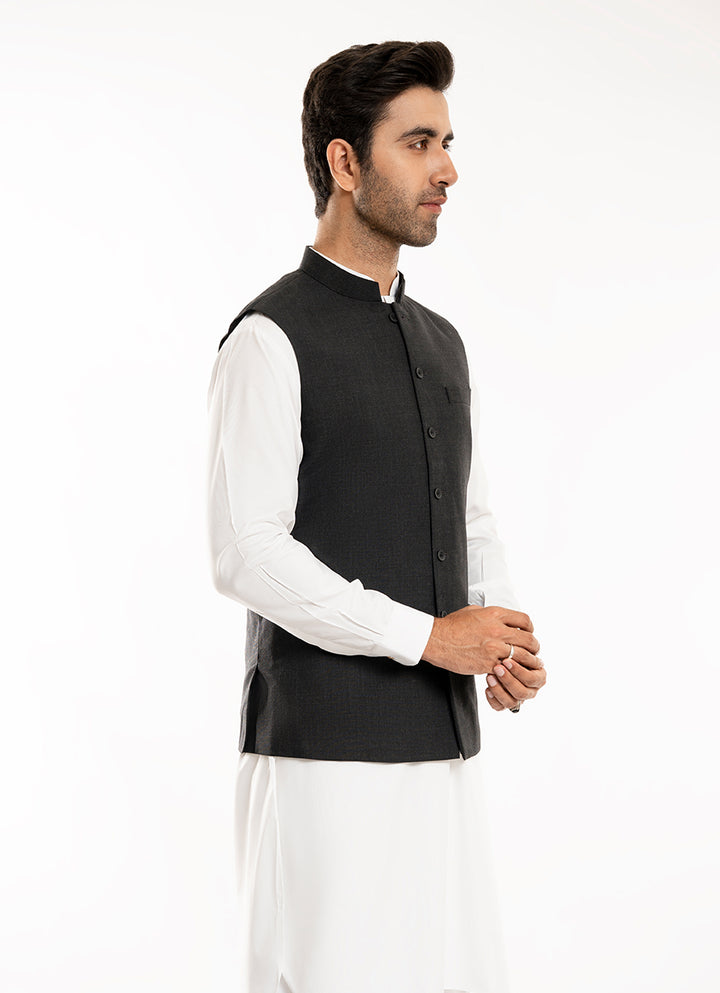 2240-02111-020-0-012 L-Waist Coat Tropical Classic (P) Poly Wool Grey All Season 2