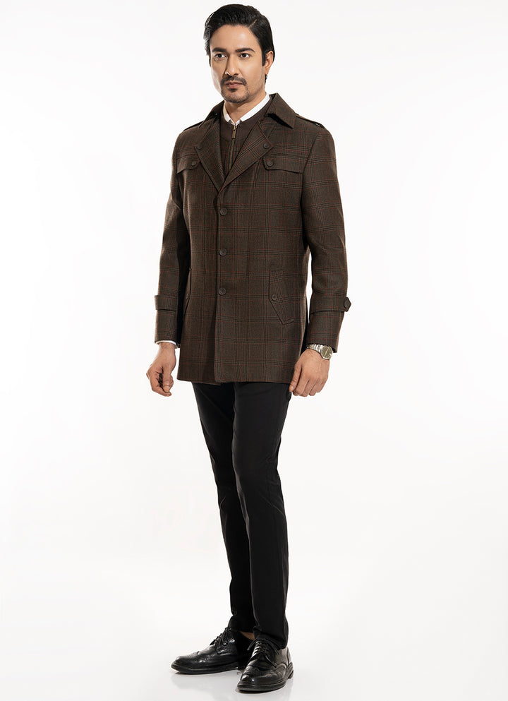 2550-00220-060-5-003 L-Double Jacket Worsted Tweed Wool Rich Green Winter 4