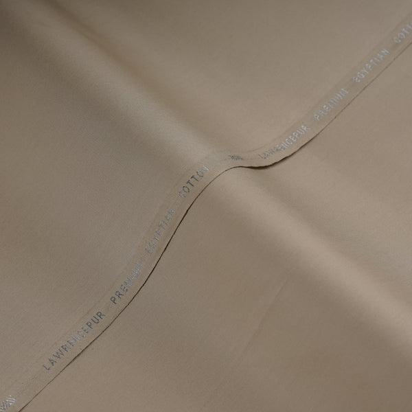 Plain-Light Golden, Premium Egyptian Cotton Shalwar Kameez Fabric